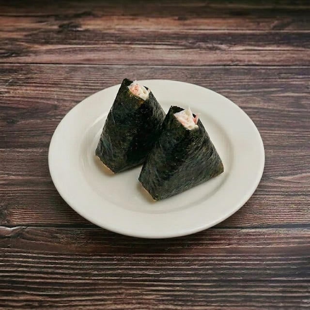 Onigiri - Surimi Salad.