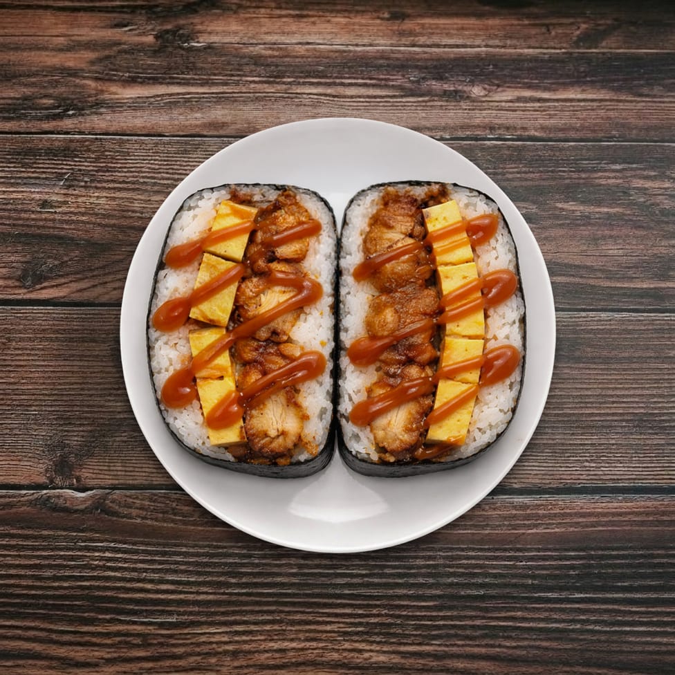Chicken and Egg Musubi.