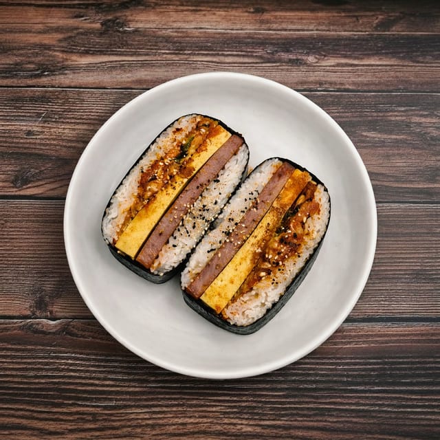 COMBO - Kimchi Musubi.