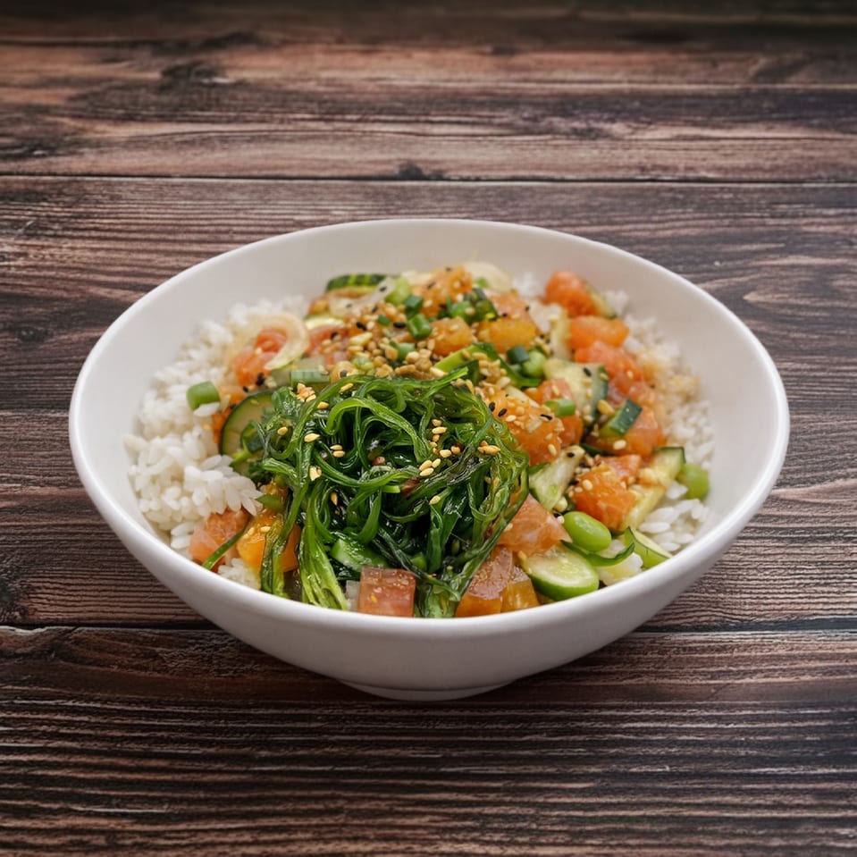 Yuzu Ponzu Salmon Bowl.