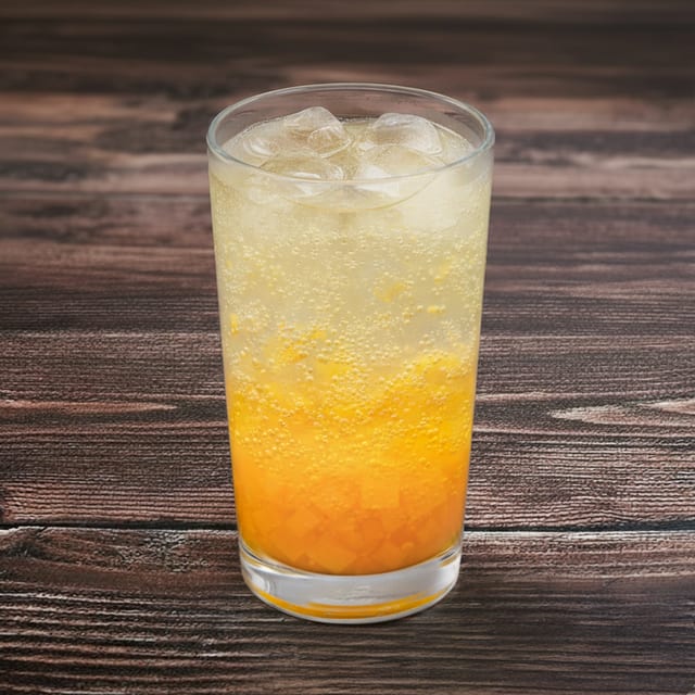 Mango Sparkling Drink.