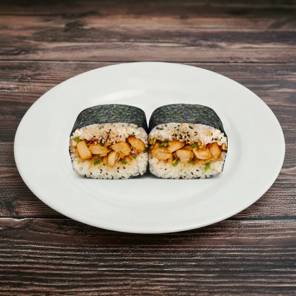 Spicy Chicken Musubi.