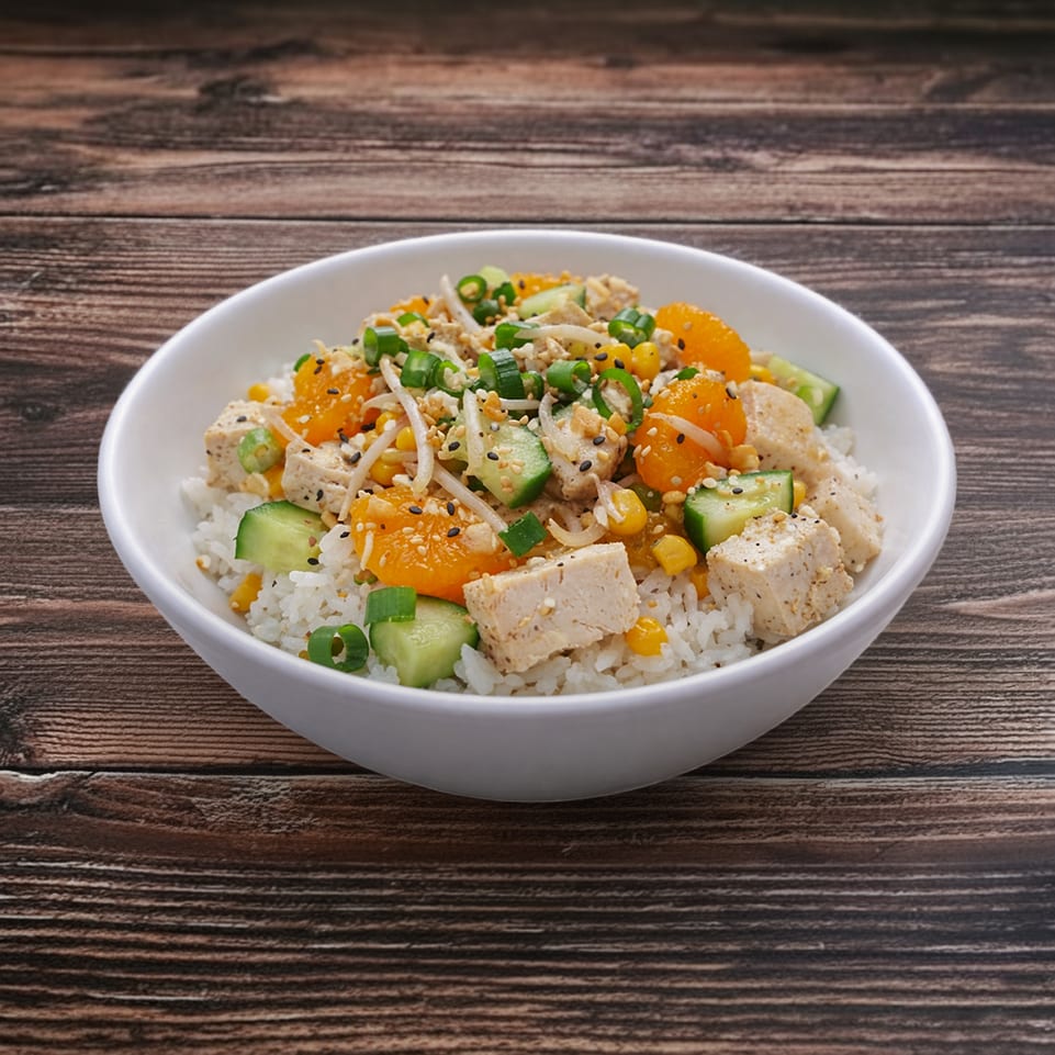 Sesame Ginger Chicken Bowl.