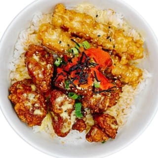 Shrimp Tempura & Chicken Bowl